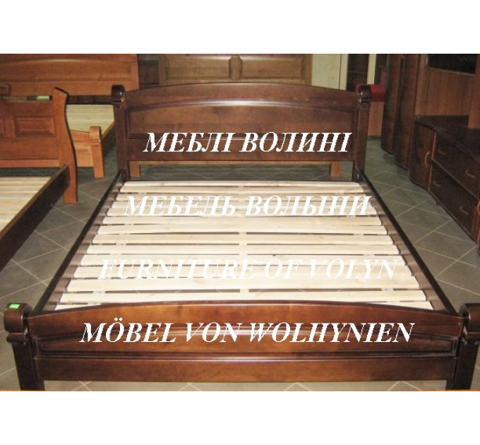 Двоспальне ліжко "Мій Світ" від тм Меблі Волині