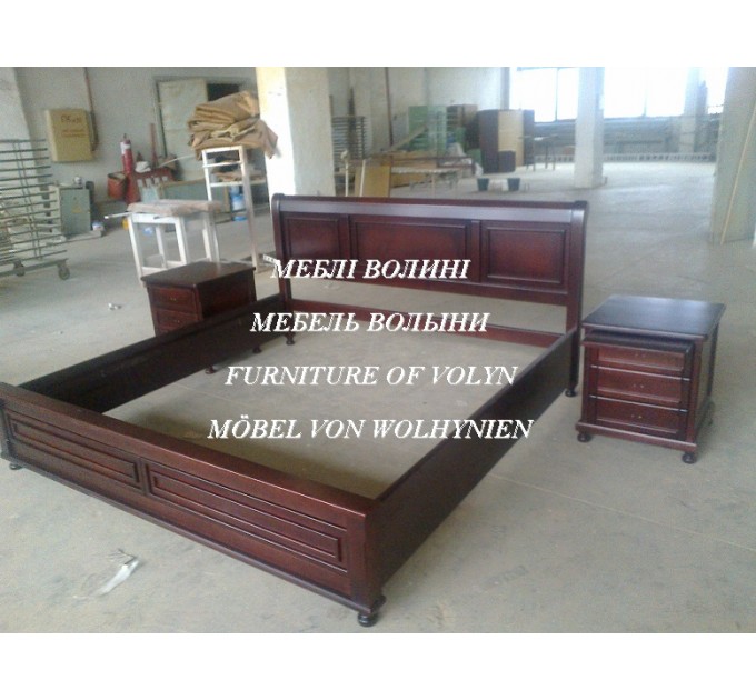 Двоспальне ліжко "Нефертіті" від тм Меблі Волині