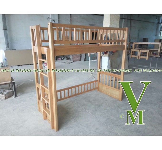 Двоярусне ліжко "Аліса-Чердак" від тм Меблі Волині