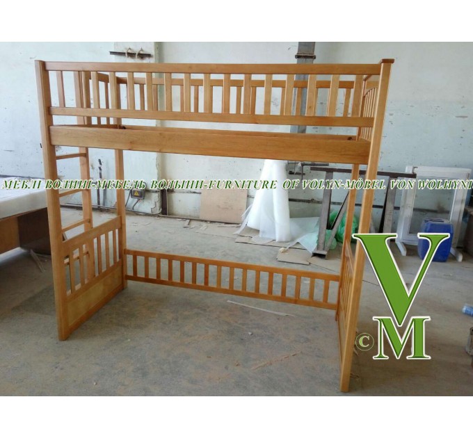 Двоярусне ліжко "Аліса-Чердак" від тм Меблі Волині