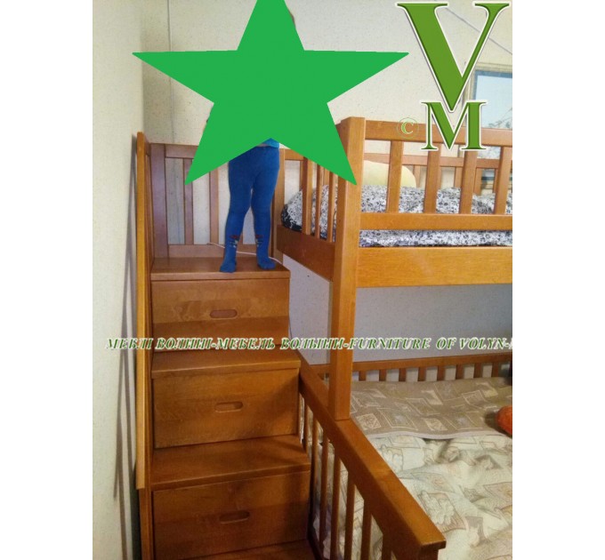 Двоярусне ліжко "Аліса-Плюс" від тм Меблі Волині