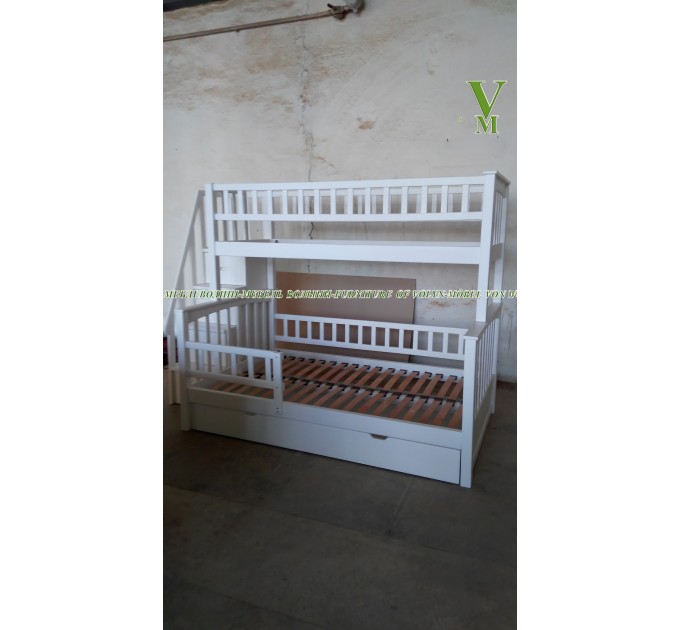 Двоярусне ліжко "Аліса-Плюс" від тм Меблі Волині