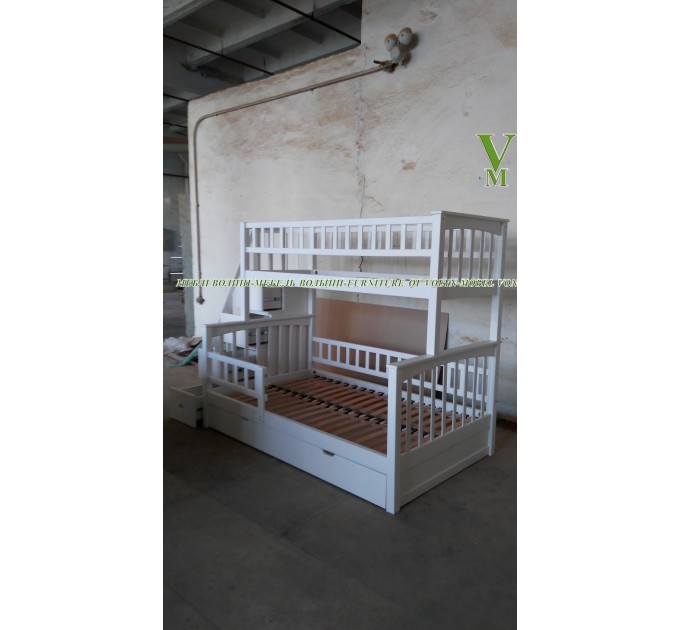 Двоярусне ліжко "Аліса-Плюс" від тм Меблі Волині