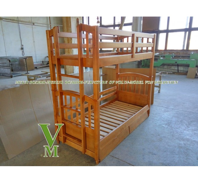 Двоярусне ліжко "Афіни-Люкс" від тм Меблі Волині