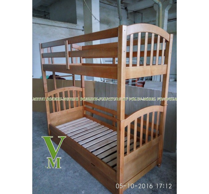 Двоярусне ліжко "Афіни-Люкс" від тм Меблі Волині