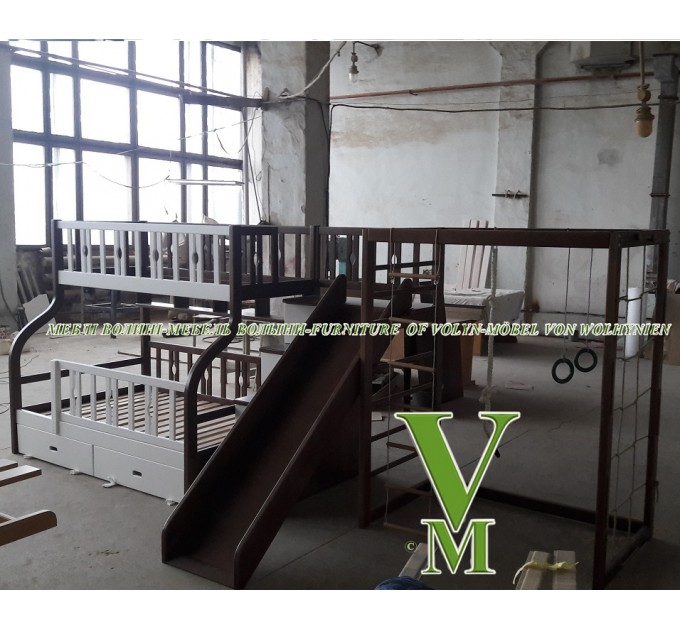 Двоярусне ліжко "Кароліна+Плюс" від тм Меблі Волині