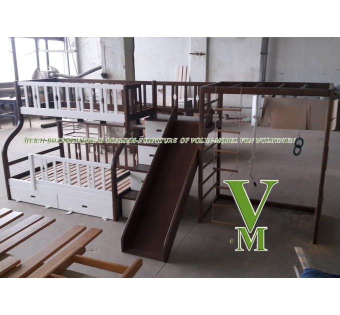 Двоярусне ліжко "Кароліна+Плюс" від тм Меблі Волині