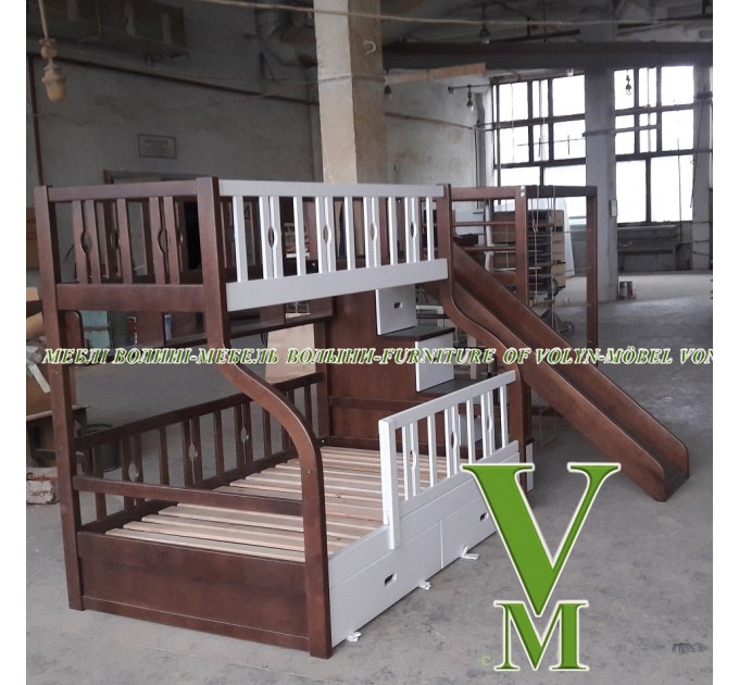 Двоярусне ліжко "Кароліна+Плюс" від тм Меблі Волині