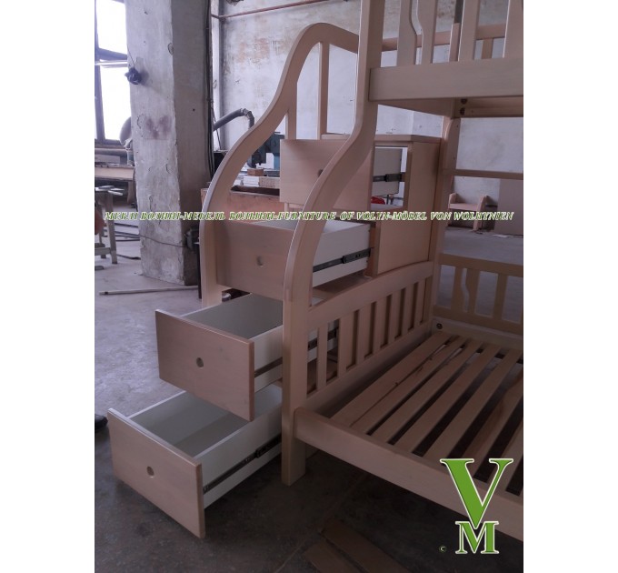 Двоярусне ліжко "Кароліна" від тм Меблі Волині