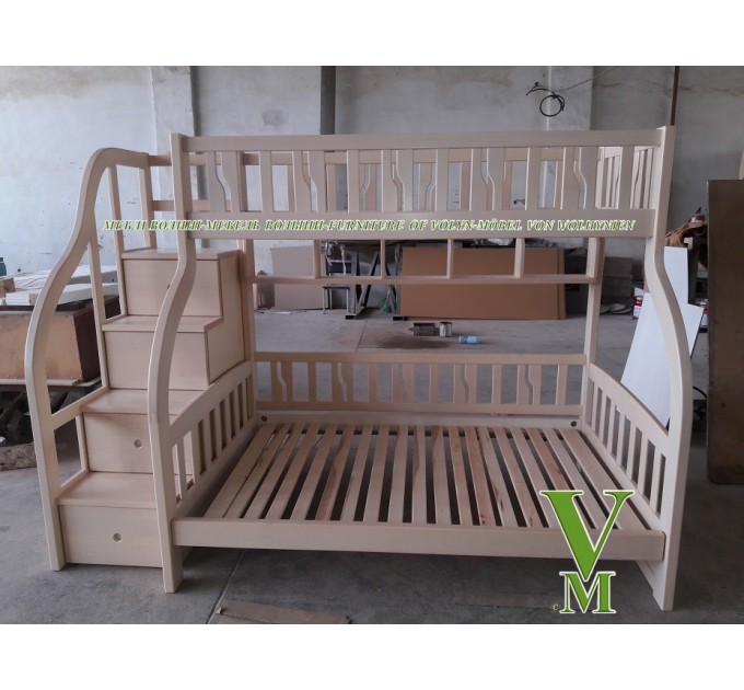 Двоярусне ліжко "Кароліна" від тм Меблі Волині