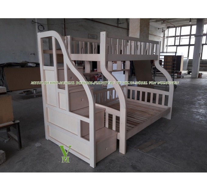 Двоярусне ліжко "Кароліна" від тм Меблі Волині