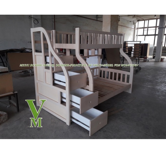 Двоярусне ліжко "Кароліна" від тм Меблі Волині