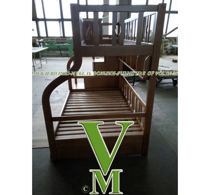 Двоярусне ліжко "Кароліна" від тм Меблі Волині