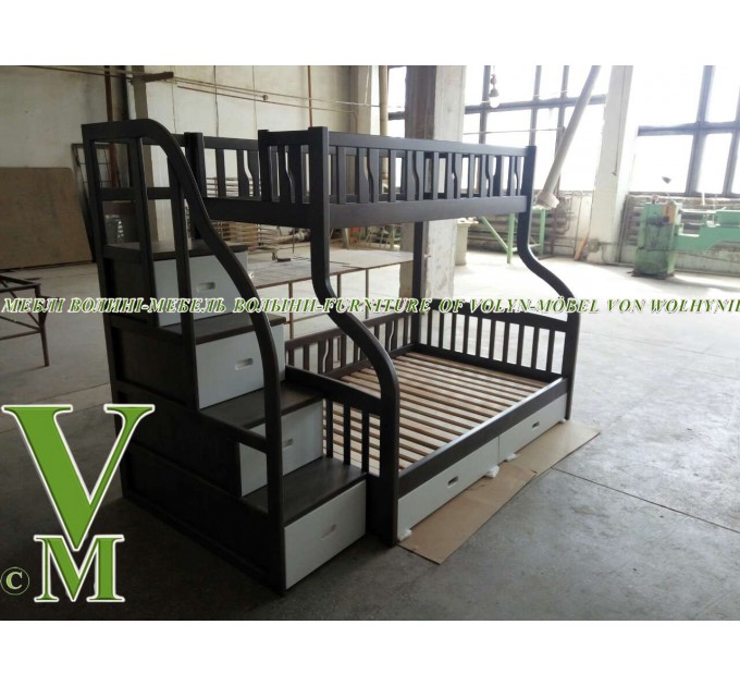 Двоярусне ліжко "Кароліна" від тм Меблі Волині