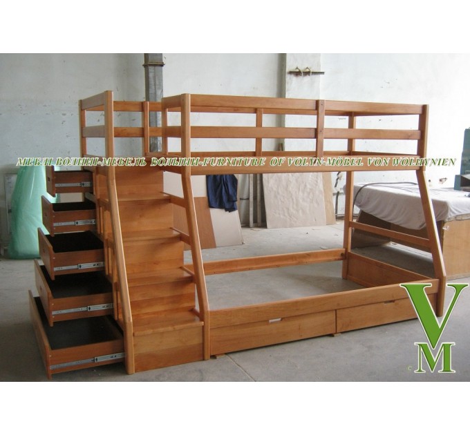 Двоярусне ліжко "Домінікана" від тм Меблі Волині