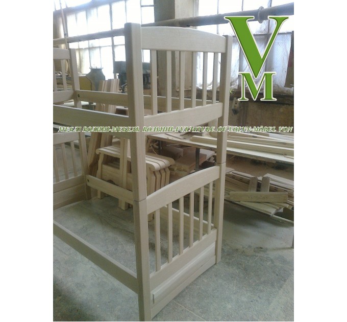 Двоярусне ліжко "Едельвіка" від тм Меблі Волині