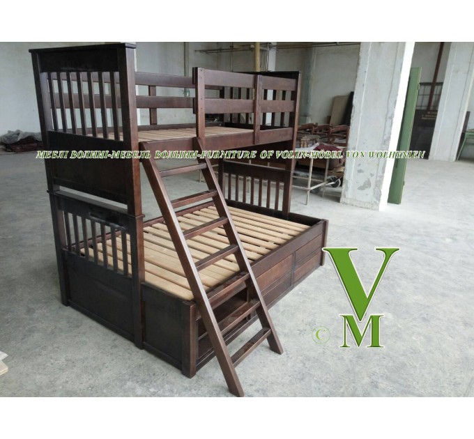 Двоярусне ліжко "Ельбрус" від тм Меблі Волині