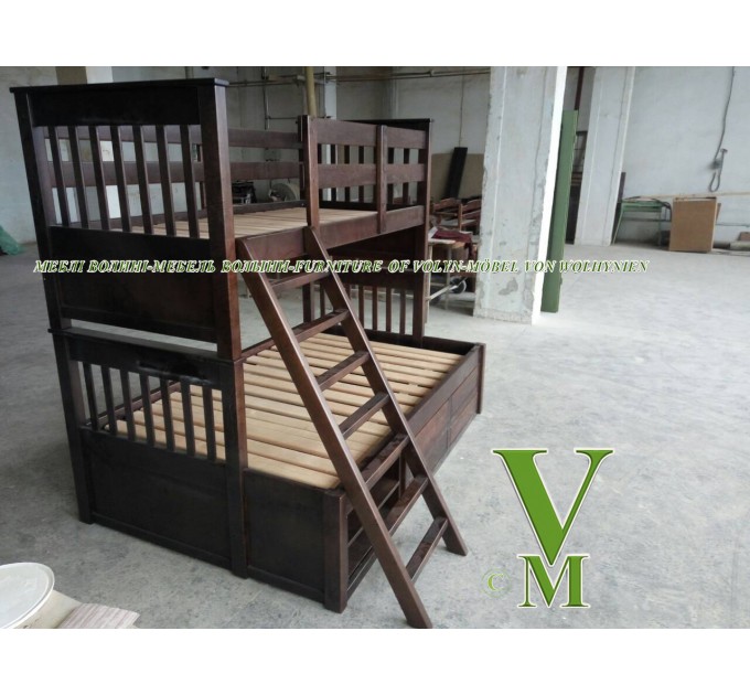 Двоярусне ліжко "Ельбрус" від тм Меблі Волині