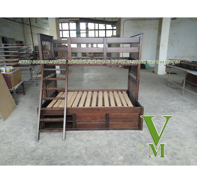 Двоярусне ліжко "Ельбрус" від тм Меблі Волині