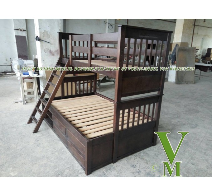 Двоярусне ліжко "Ельбрус" від тм Меблі Волині