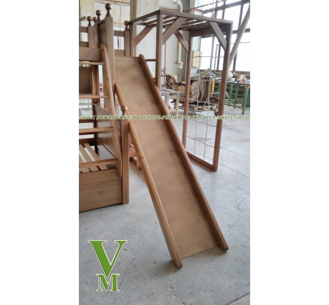 Двоярусне ліжко "Фортеця+Шведська Стінка" від тм Меблі Волині