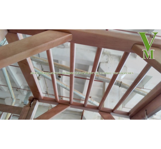 Двоярусне ліжко "Фортеця+Шведська Стінка" від тм Меблі Волині