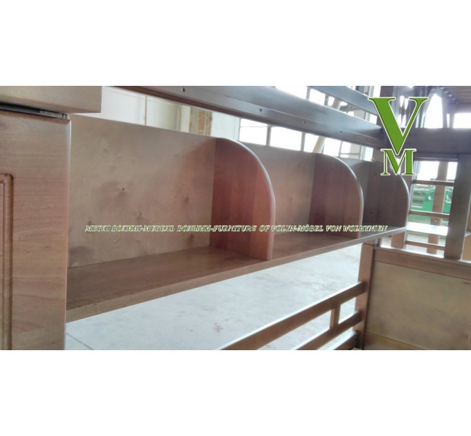 Двоярусне ліжко "Фортеця+Шведська Стінка" від тм Меблі Волині