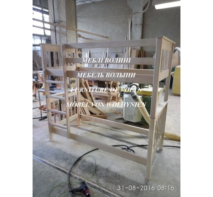 Двоярусне ліжко "Глорія" від тм Меблі Волині