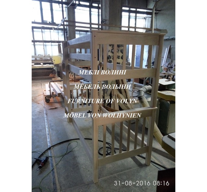 Двоярусне ліжко "Глорія" від тм Меблі Волині