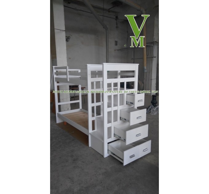 Двоярусне ліжко "Кетрін-Плюс" від тм Меблі Волині