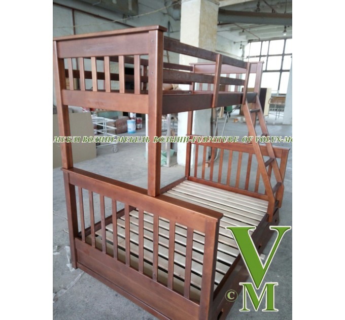 Двоярусне ліжко "Цар" від тм Меблі Волині