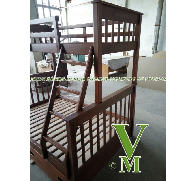 Двоярусне ліжко "Цар" від тм Меблі Волині