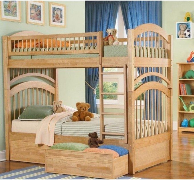 Двоярусне ліжко "Кузьма" від тм Меблі Волині