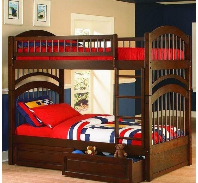 Двоярусне ліжко "Кузьма" від тм Меблі Волині