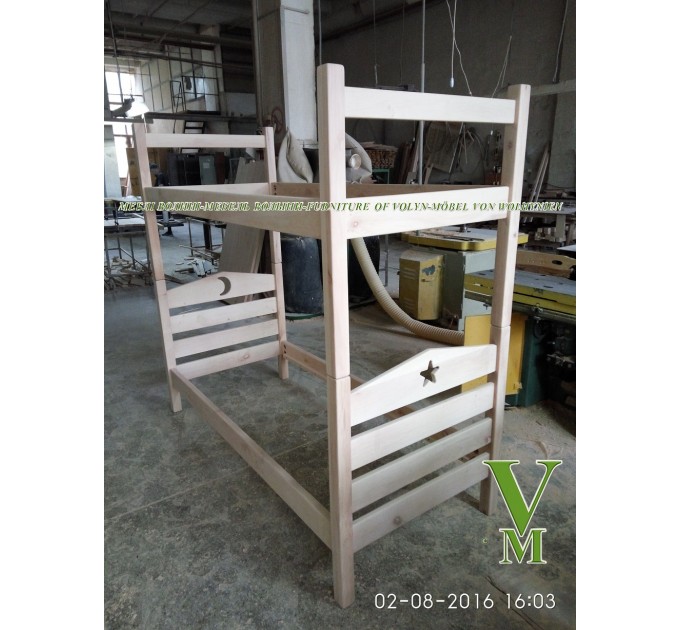 Двоярусне ліжко "Лапушка" від тм Меблі Волині
