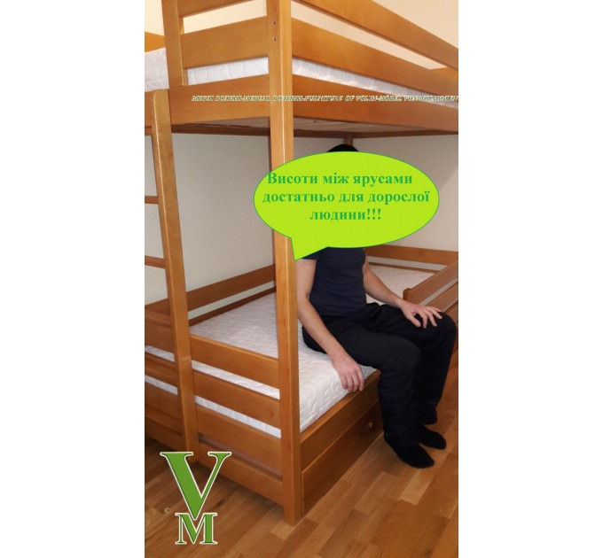 Двоярусне ліжко "Ліза" від тм Меблі Волині