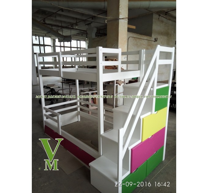 Двоярусне ліжко "Максимка" від тм Меблі Волині