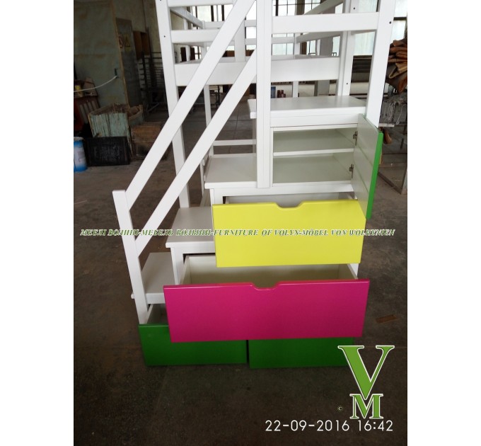 Двоярусне ліжко "Максимка" від тм Меблі Волині