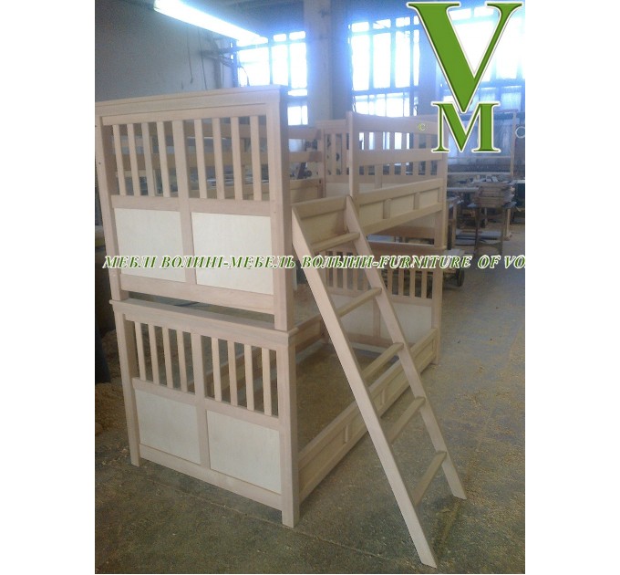 Двоярусне ліжко "Мімоза" від тм Меблі Волині