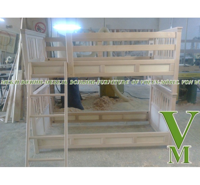 Двоярусне ліжко "Мімоза" від тм Меблі Волині