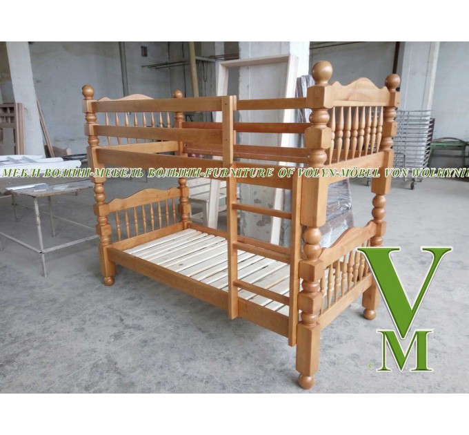 Двоярусне ліжко "Мустафа" від тм Меблі Волині