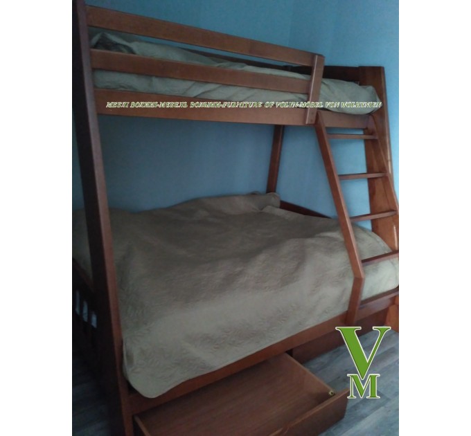 Двоярусне ліжко "Рок-Дейл" від тм Меблі Волині