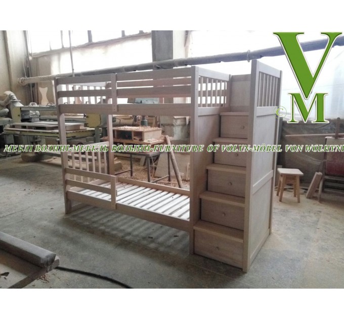 Двоярусне ліжко "Школьник" від тм Меблі Волині