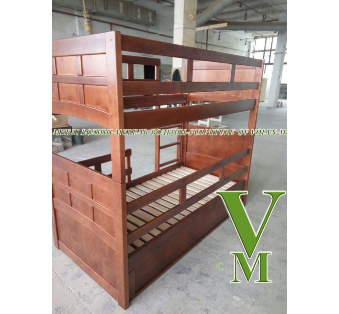 Двоярусне ліжко "Сільвія" від тм Меблі Волині