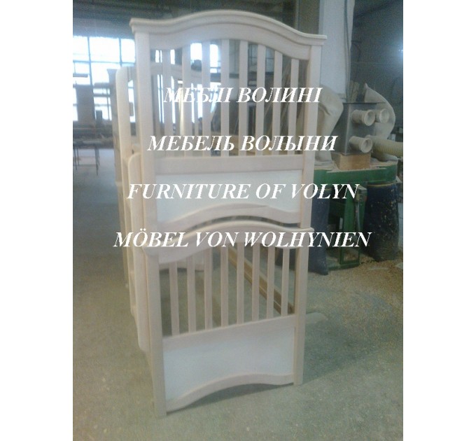 Двоярусне ліжко "Казка" від тм Меблі Волині