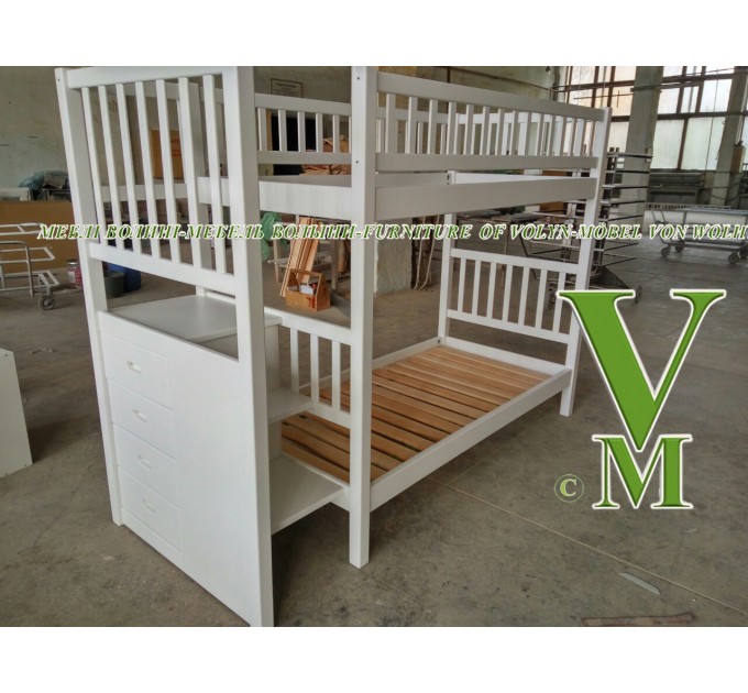 Двоярусне ліжко "Володимир" від тм Меблі Волині
