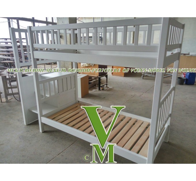 Двоярусне ліжко "Володимир" від тм Меблі Волині