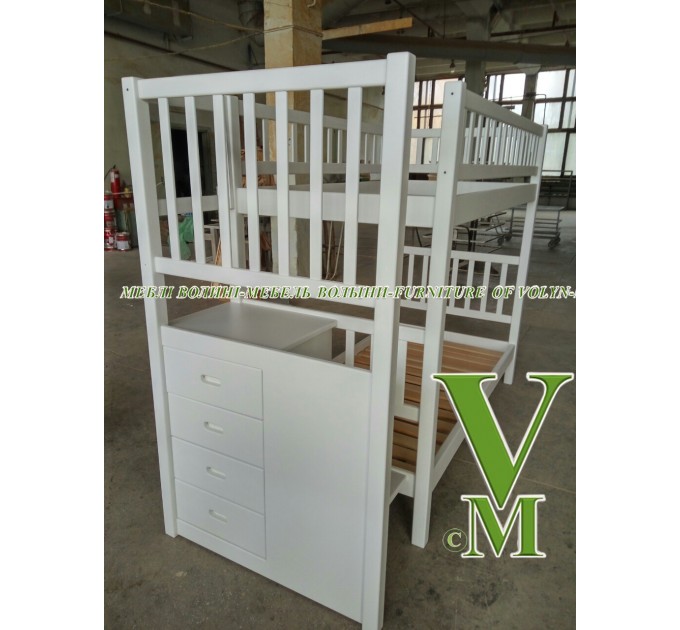 Двоярусне ліжко "Володимир" від тм Меблі Волині