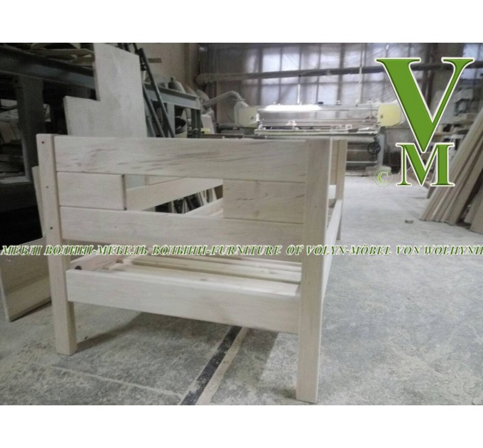 Односпальне ліжко "Куб" від тм Меблі Волині