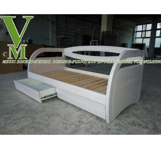 Односпальне ліжко "Новатор-Люкс" від тм Меблі Волині